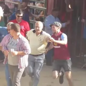 Subida del encierro del martes (Fiestas del Rosario 2016)