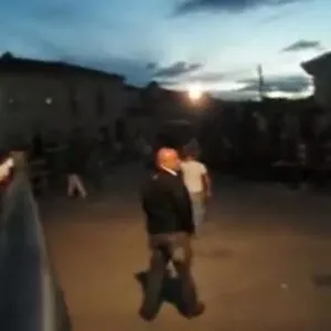 Ambiente de bajada de unas capeas, Fiestas del Rosario 2010