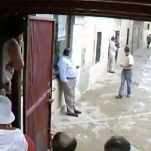 Una capea (Fiestas del Rosario 2014)